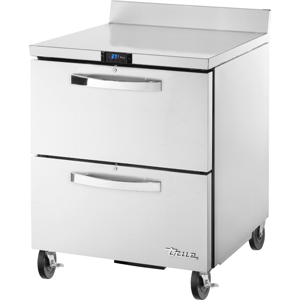 True TWT-27D-2-HC SPEC3 Worktop Refrigerator, 27", 2 Drawers, Spec Package