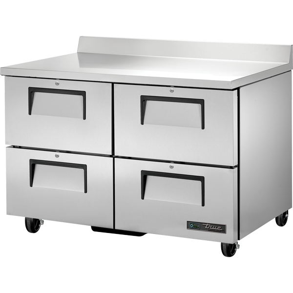 True TWT-48D-4-HC Worktop Refrigerator, 48", 4 Drawers