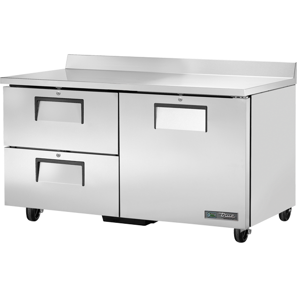 True TWT-60D-2-HC Worktop Refrigerator, 60", 2 Drawers