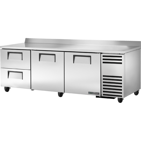 True TWT-93D-2-HC Worktop Refrigerator, 93", 2 Drawers