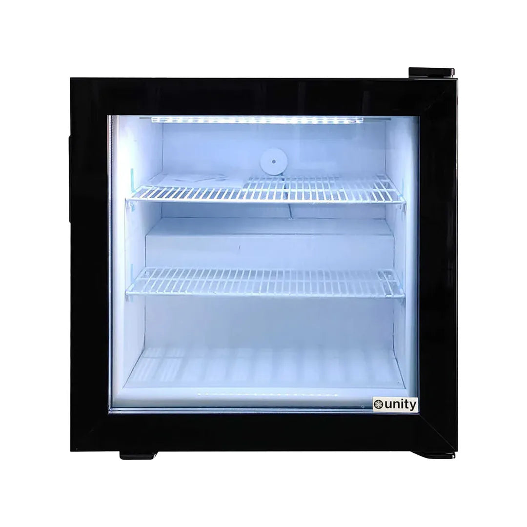 UNITY U-CF2 2 Cu.Ft. Countertop Glass Door Display Freezer -13°F to 5°F