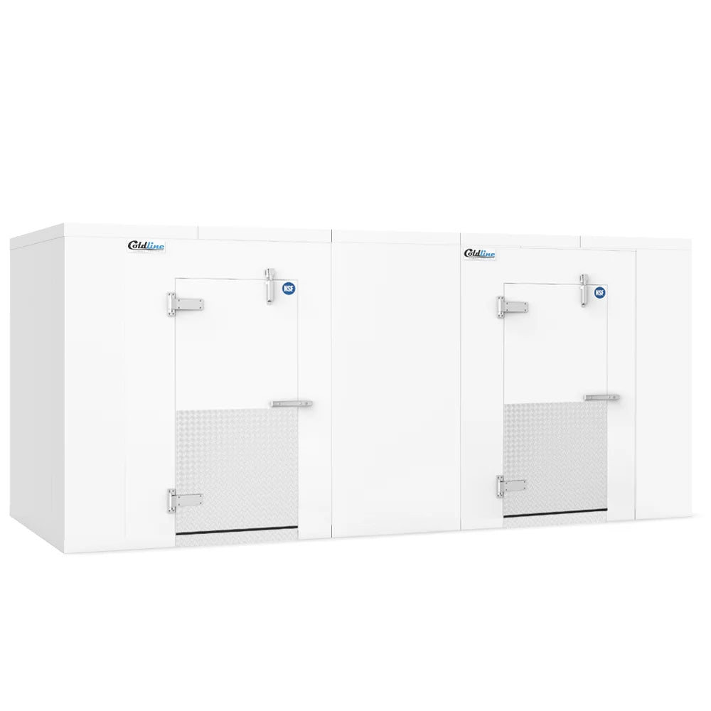 coldline WCFP10x18-FL 10 x 18 Feet Cooler and Freezer Combo Box with Floor