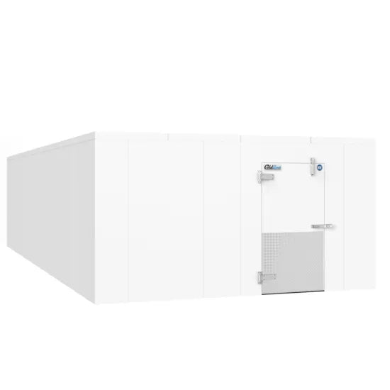 coldline WCP14X14-FL 14 x 14 Feet White Walk-In Cooler with Floor