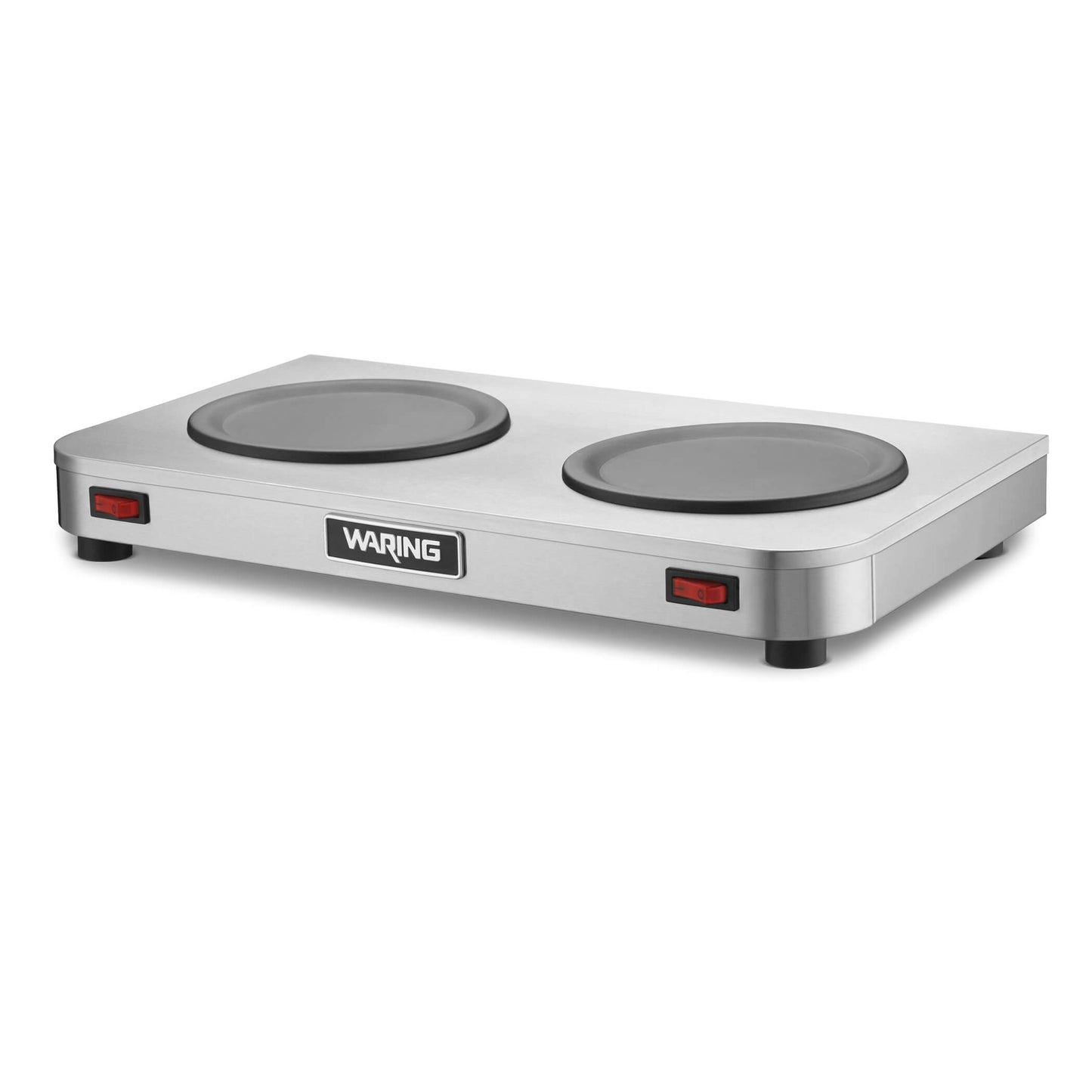Waring WCW20 Commercial Coffee Warmer Head 120V Dual-Burner Horizontal Holding Workstation