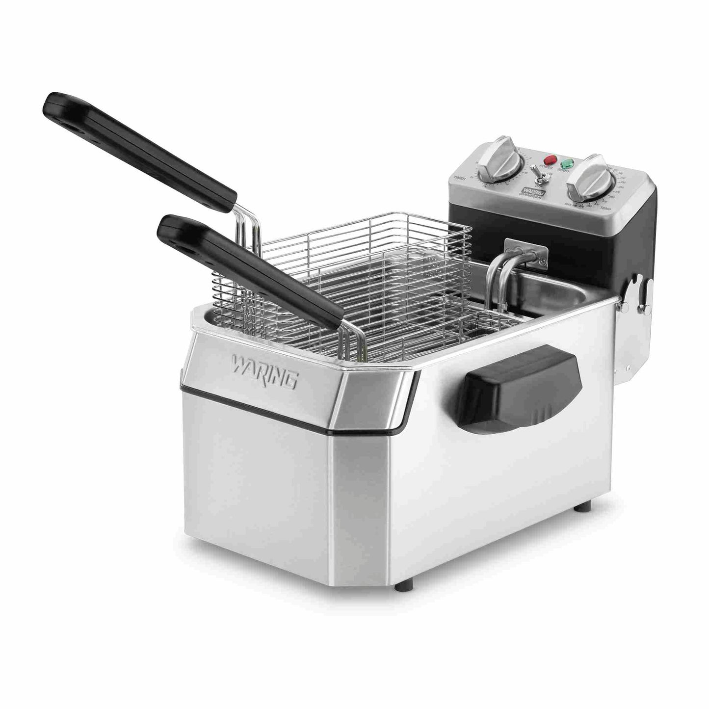 Waring WDF1000 Commercial 10-Pound Deep Fryer Head 120V Tabletop Processing Unit