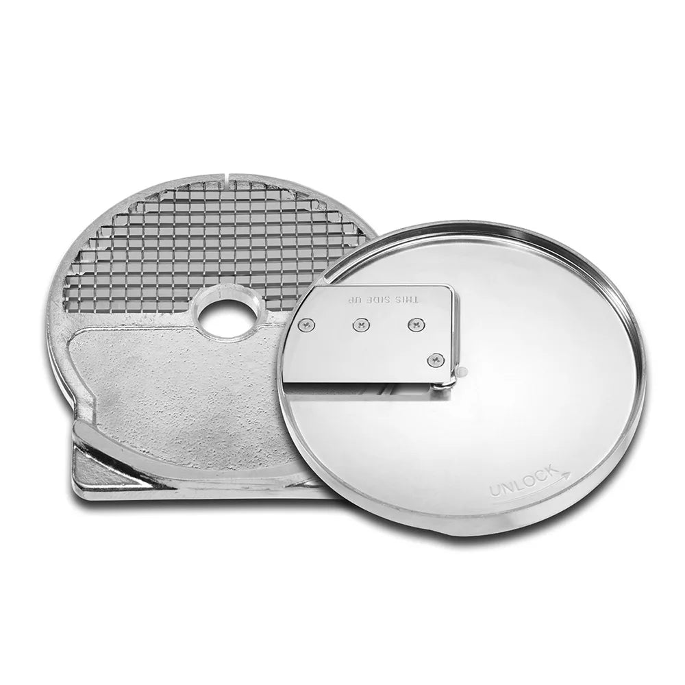 Waring WFP16S25 WFP16S Series 8mm Commercial Dicing Assembly Kit Combo with Slicing Disc and Punch Tool