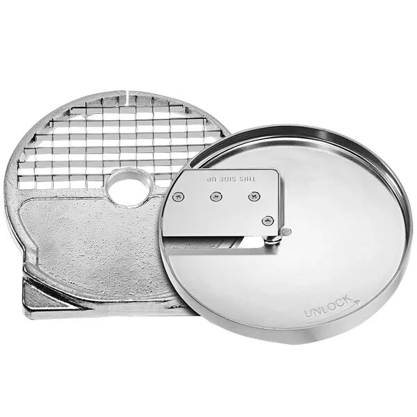Waring WFP16S27 WFP16S Series 12mm Commercial Dicing Assembly Kit Combo with Slicing Disc and Punch Tool