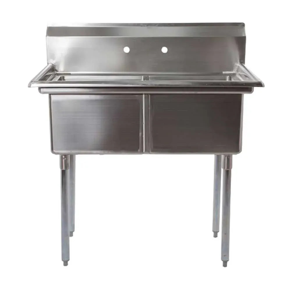 Prepline XS2C-1818 18 x 18 Inches Stainless Steel Splash Mount Utility Sink