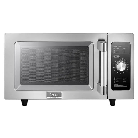 Midea-1000w Commercial Microwave w/ Dial Control - 120v (1025F0A)