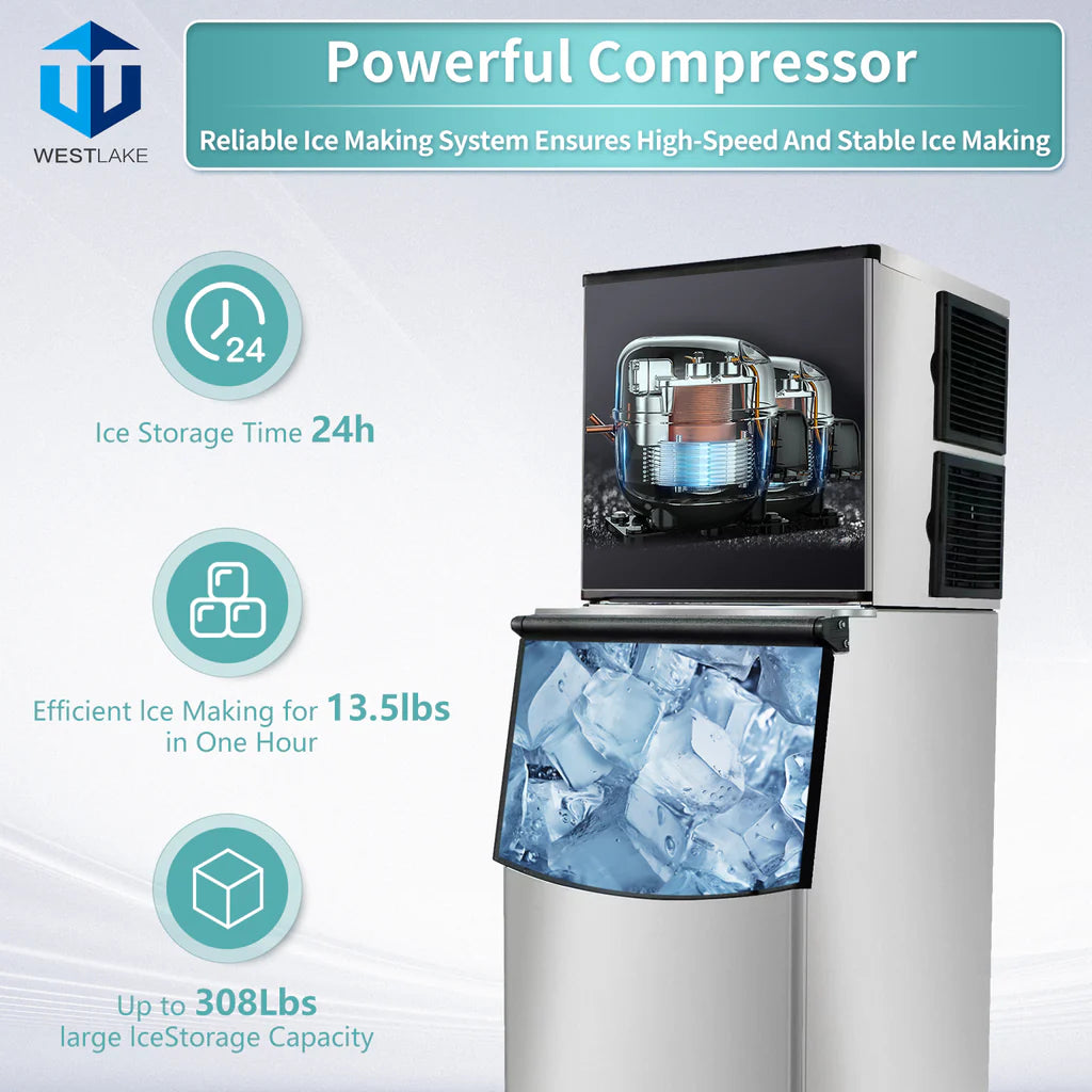 West Lake B-375 Ice Storage Bin 375 lb Capacity