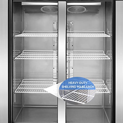 West Lake WK-48R Commercial Refrigerator 48" 2-Door 33-40°F