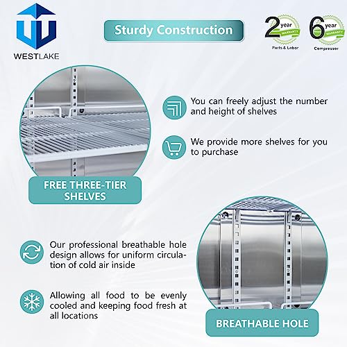 West Lake WKF-23B Reach-In Freezer 1 Door -8-0°F