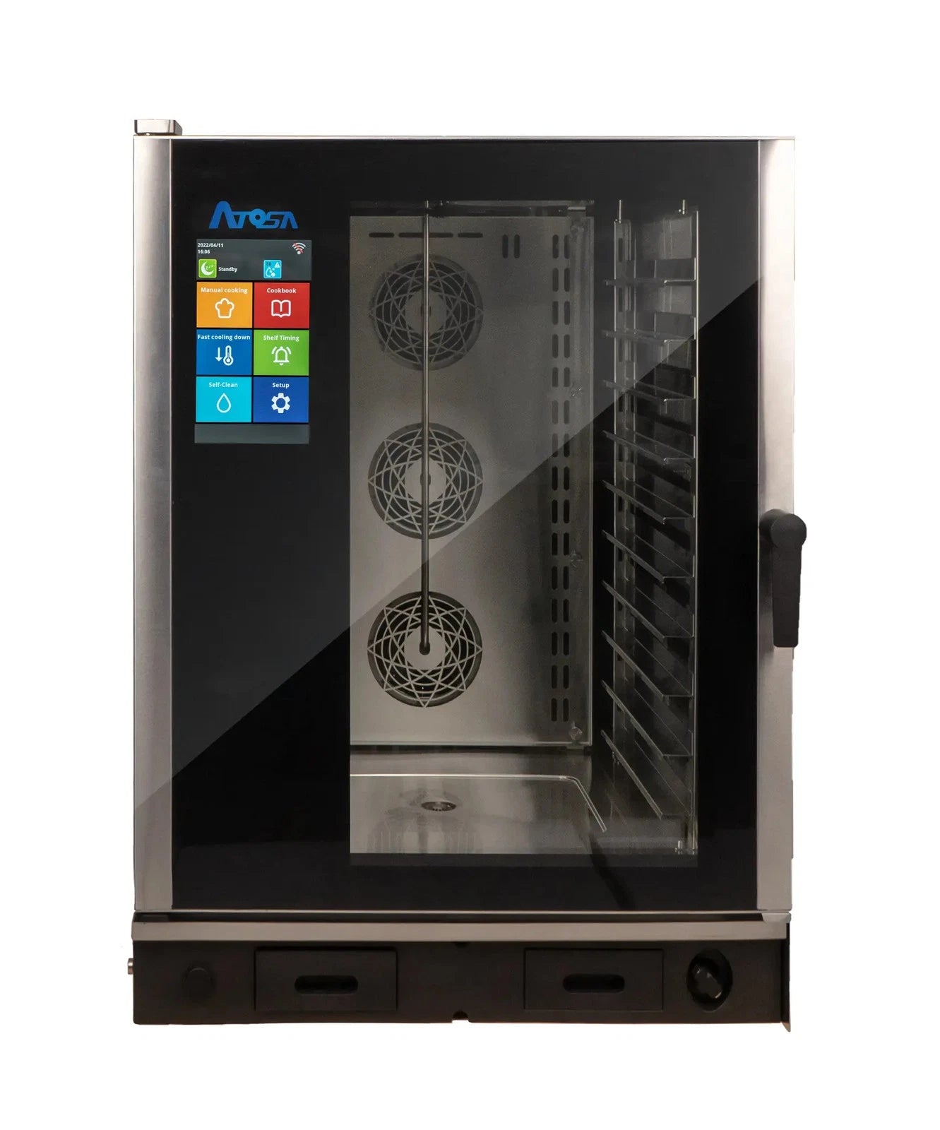 Atosa AEC-1021E Electric Combi Oven Fits 10 Full-Size Or GN 2/1 Pans