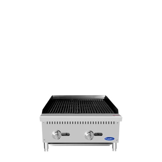 Atosa ATCB-24 HD Char-Rock Broiler 24 Inch 70,000 BTU