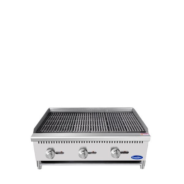 Atosa ATCB-36 HD Char-Rock Broiler 36 Inch 105,000 BTU
