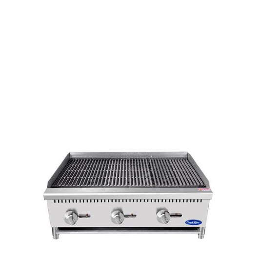 Atosa ATCB-36 HD Char-Rock Broiler 36 Inch 105,000 BTU