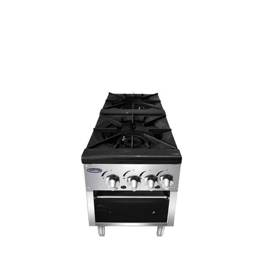 Atosa ATSP-18-2L Double Stock Pot Stove Low Height