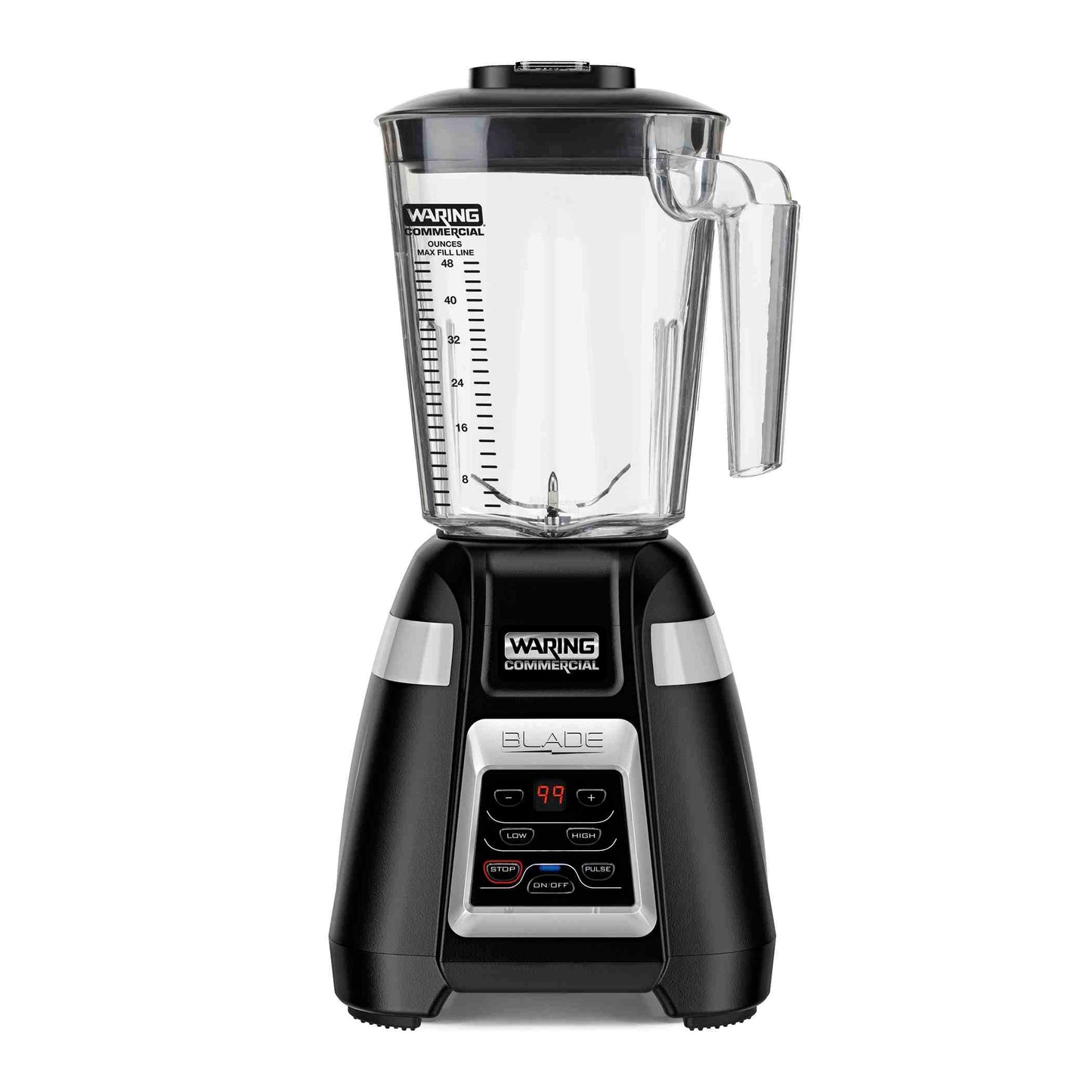 Waring BB340 Blade Series Commercial Blender with 48 oz. Copolyester Container and Electronic Touchpad Timer - 120V