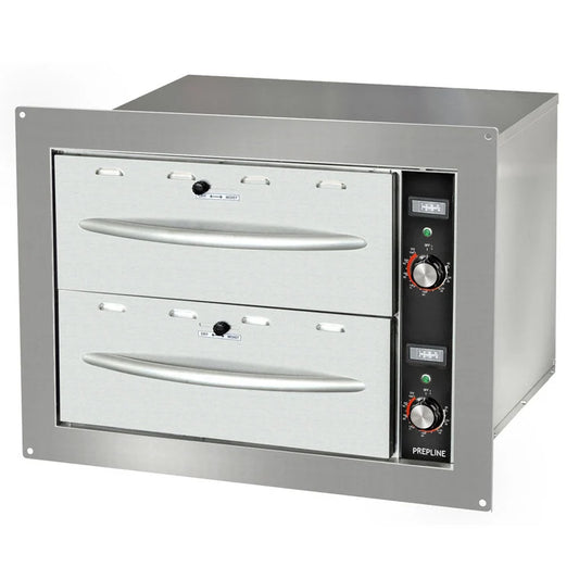 Prepline BDW2 Double Built-in Stainless Steel Drawer Warmer- 900W