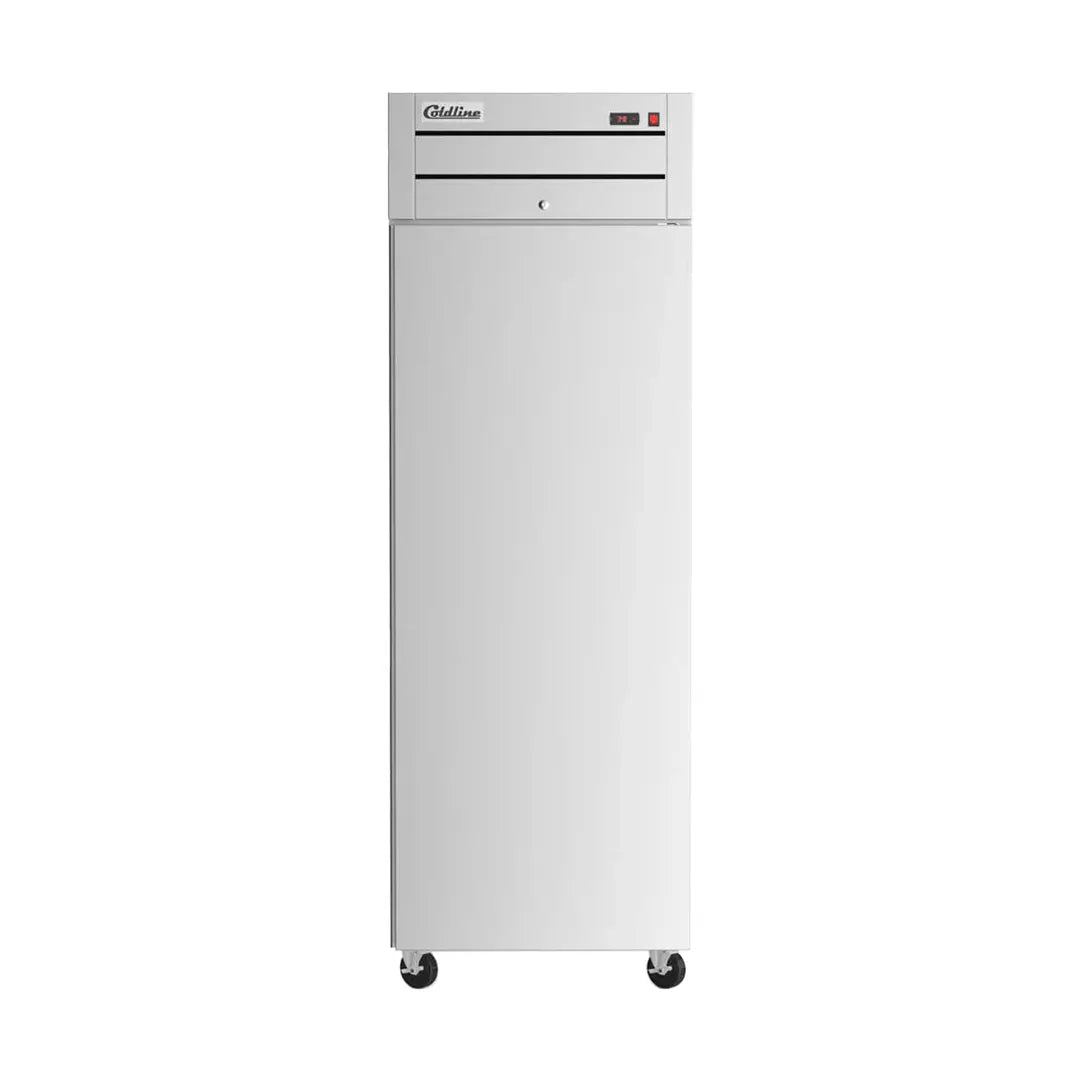 COLDLINE C-1RR-TM 21.68 Cu.Ft. 29-Inch 1 Solid Door Top-Mount Reach-In Refrigerator 33°F to 41°F