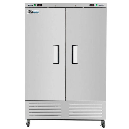 COLDLINE C-2RF 42 Cu.Ft. 54-Inch 2 Solid Door  Reach-In Refrigerator/Freezer -4°F to 41°F