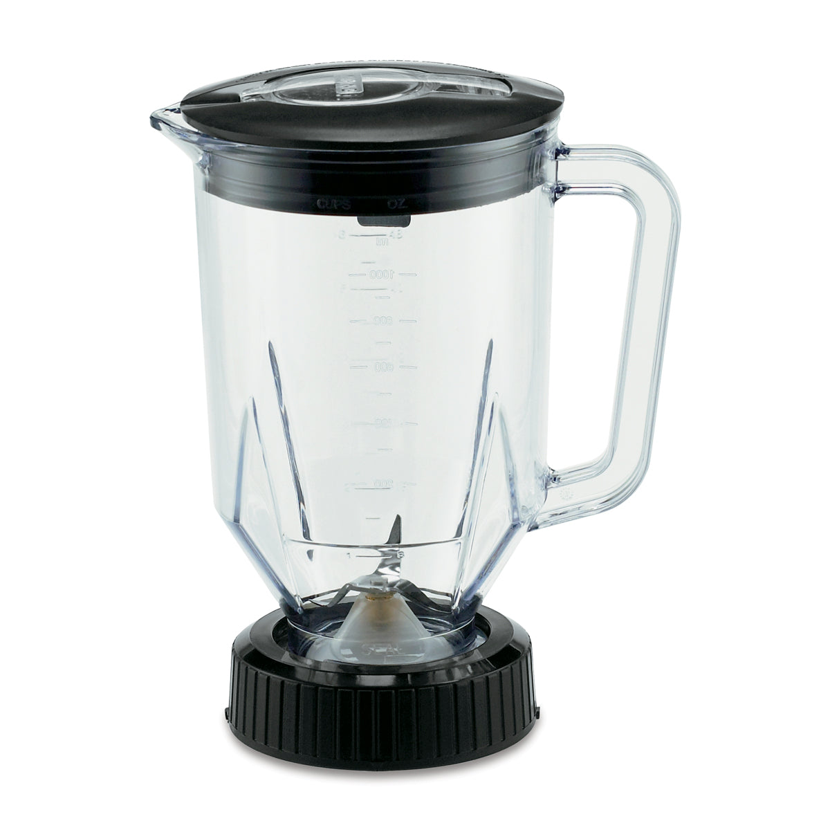 Waring CAC29 1 Gallon Stainless Steel Commercial Blender Container Assembly with Blade and Locking Lid