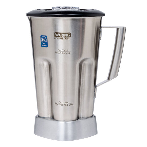 Waring CAC90 64 oz. Stainless Steel Commercial Blender Container Assembly with Blade and Lid