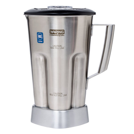 Waring CAC90 64 oz. Stainless Steel Commercial Blender Container Assembly with Blade and Lid