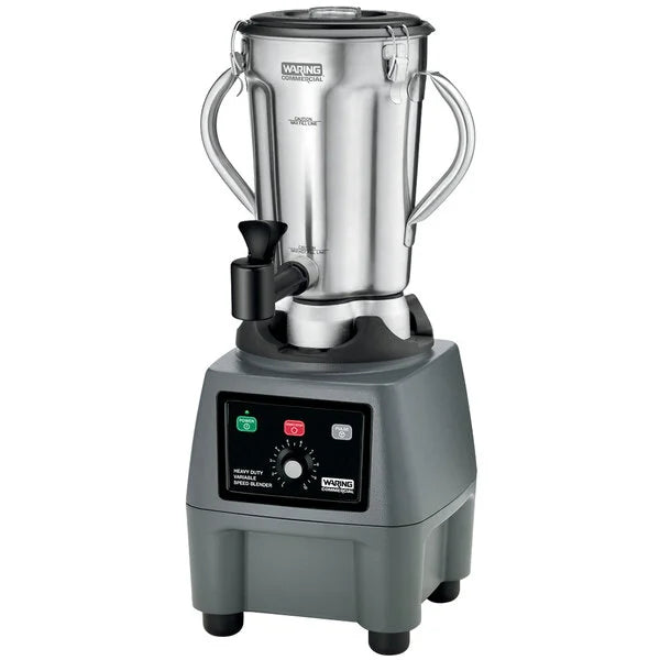 Waring CB15VSF Heavy-Duty One-Gallon Variable Speed Commercial Food Blender with Safety Interlock - 120V, 3.75 HP