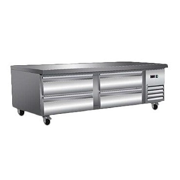 Serv-Ware CB60-HC Refrigerated Chef Base 60" HC (R290) 2-Drawer