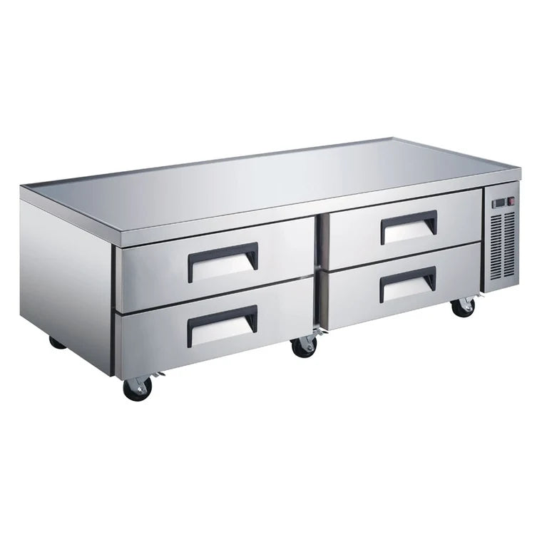 COLDLINE CB72 15 Cu. Ft. 4-Drawer Refrigerated Chef Base 33-40°F