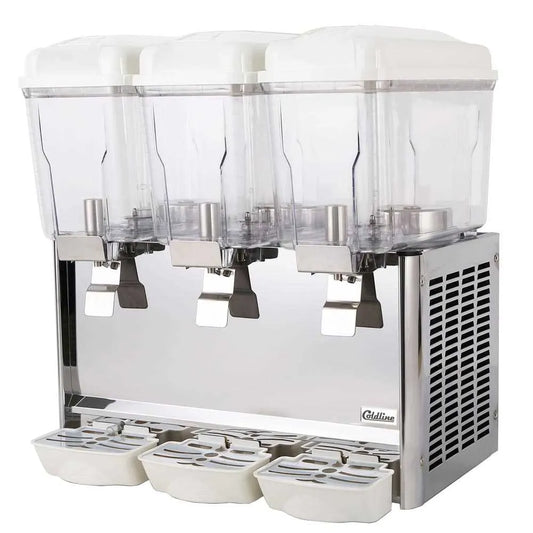 Coldline CBD-3 23 Inch Refrigerated Beverage Dispenser 44.6 °F to 53.6°F
