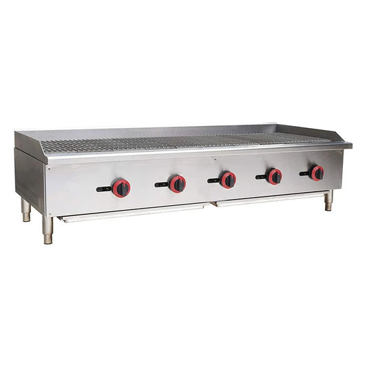 Cookline CCB-60 60" Gas Countertop Radiant Charbroiler- 150,000 BTU