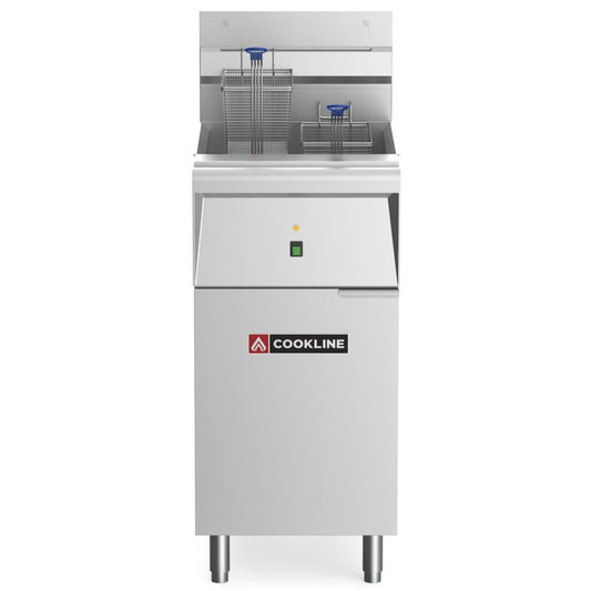 Cookline CF-40E-208-1 16 Inch 40 lb Electric Floor Fryer