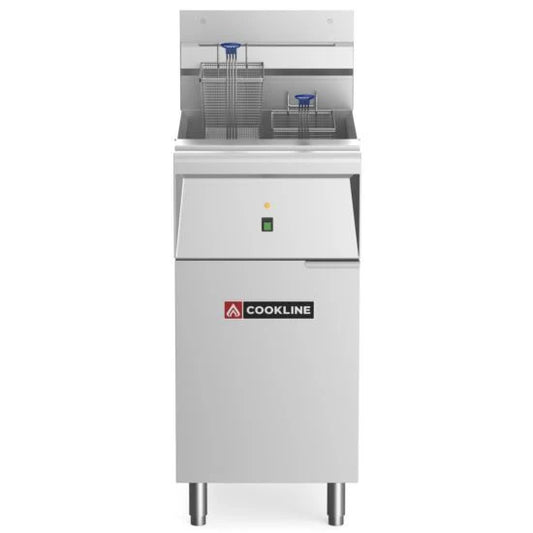 COOKLINE CF-40E-208-3 40 lb. Electric Floor Fryer - 208V, 3 Phase, 12 KW