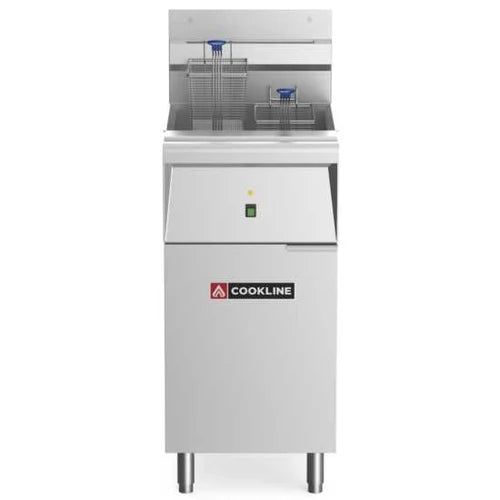 COOKLINE CF-40E-240-1 40 lb Electric Floor Deep Fryer 240V