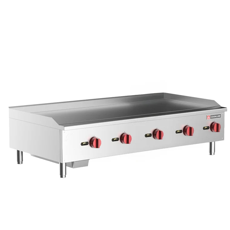 Cookline CGG-60T-HD 60" Gas Thermostatic Countertop Griddle- 150,000 BTU