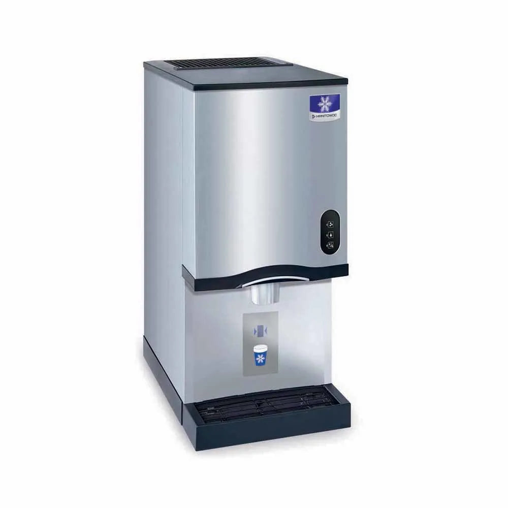 Manitowoc CNF0201A Countertop Nugget Ice Machine Head and Bin with Lever Dispenser 315 lb/24 hr Air-Cooled