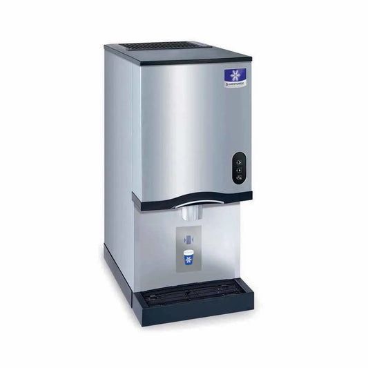 Manitowoc CNF0201A Countertop Nugget Ice Machine Head and Bin with Lever Dispenser 315 lb/24 hr Air-Cooled
