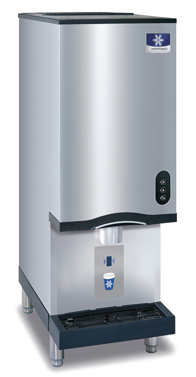 Manitowoc CNF0202A Countertop Nugget Ice Machine Head and Bin with Sensor Dispenser 315 lb/24 hr Air-Cooled
