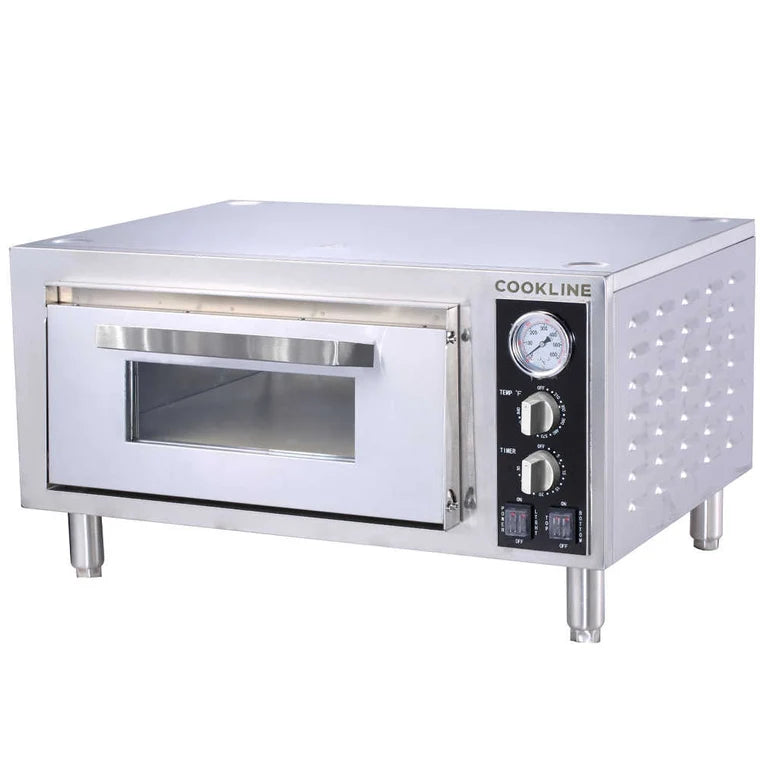 Cookline CPO-1 28 Inch Single Deck Countertop Pizza Oven 120V
