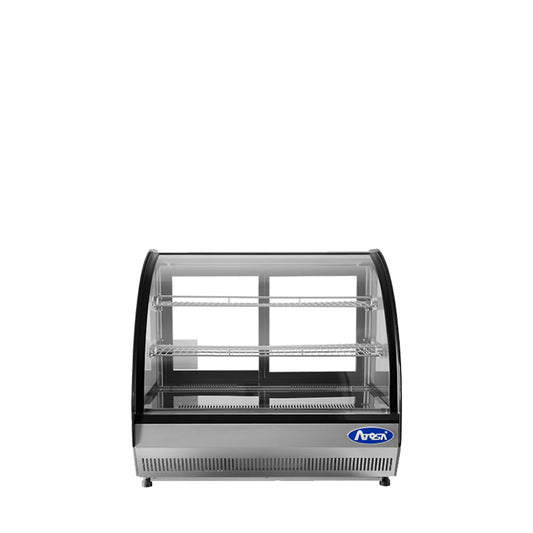 Atosa CRDC-35 Refrigerated Display Curved Countertop 3.5 Cu Ft