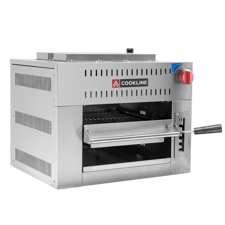 Cookline CSM-24-RM 24 Inch Infrared Gas Salamander Broiler with Range Mounting Kit