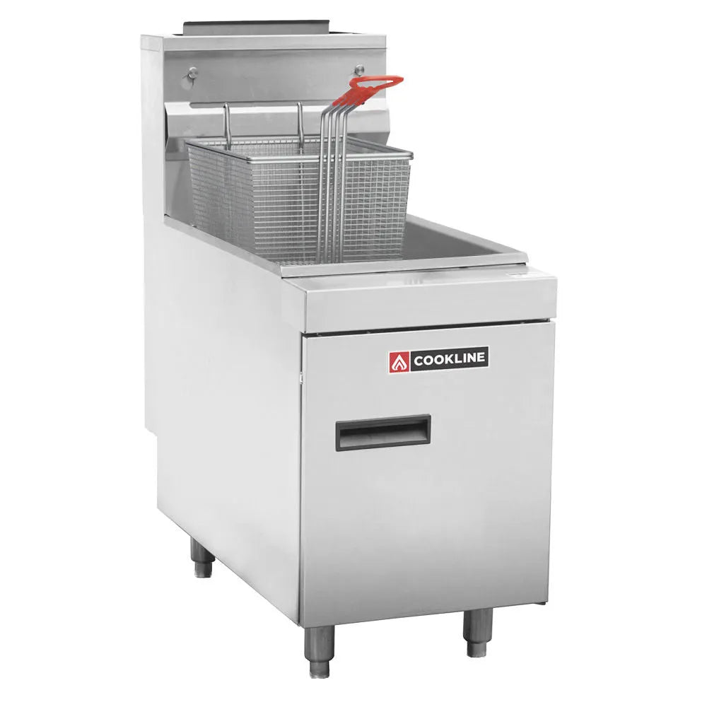 Cookline CTF2-LP 15 Inch 25 lb. 44,000 BTU Countertop Fryer