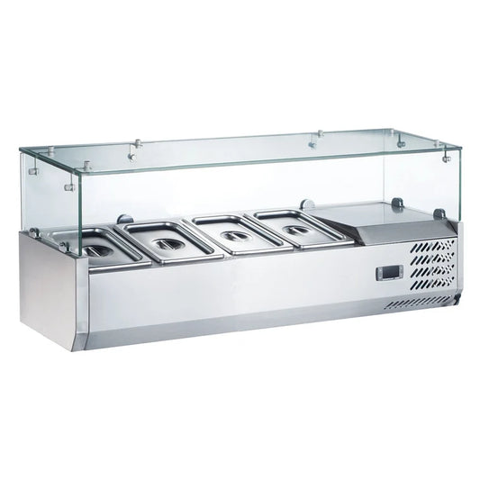 COLDLINE CTP48SG Refrigerated Sandwich Prep Table - 115V