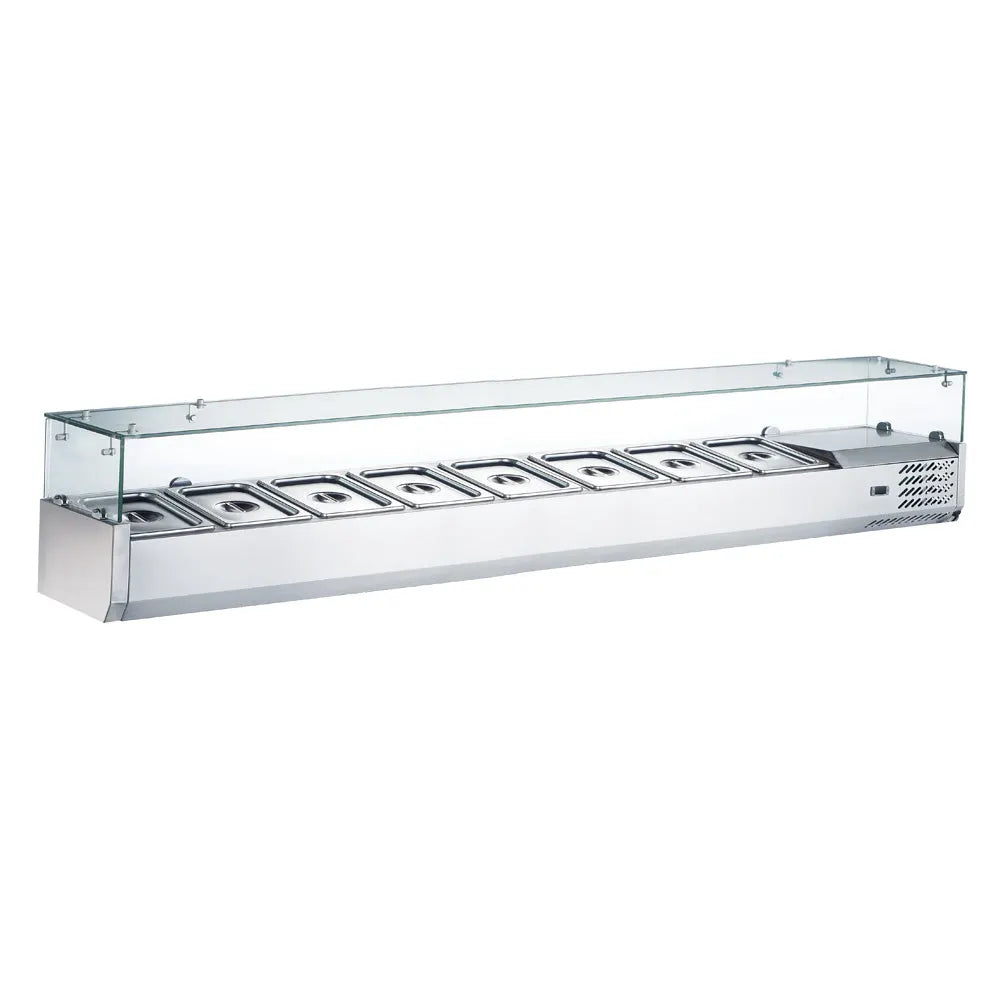 COLDLINE CTP70SG 71" Refrigerated Countertop Salad Prep Table