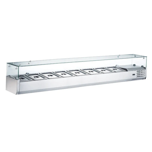 COLDLINE CTP70SG 71" Refrigerated Countertop Salad Prep Table
