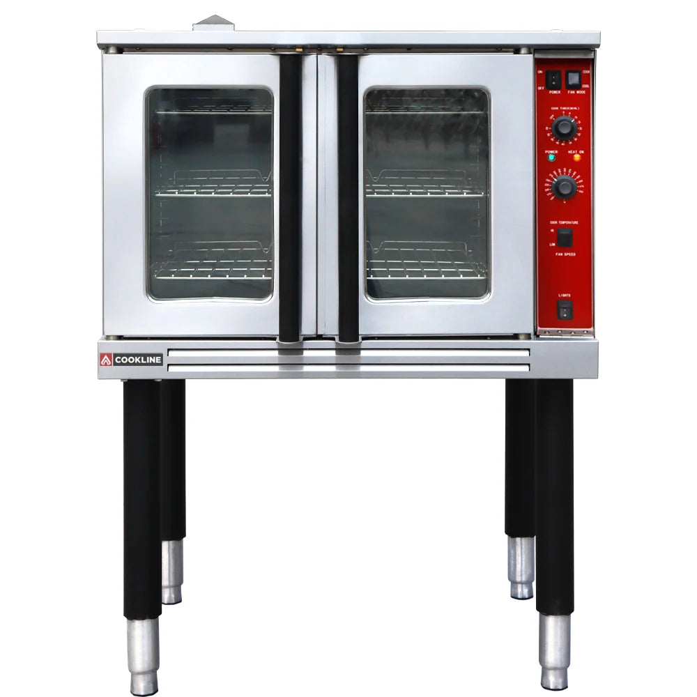 Cookline CV100-SGL-240 38 Inch Single Deck Electric Convection Oven
