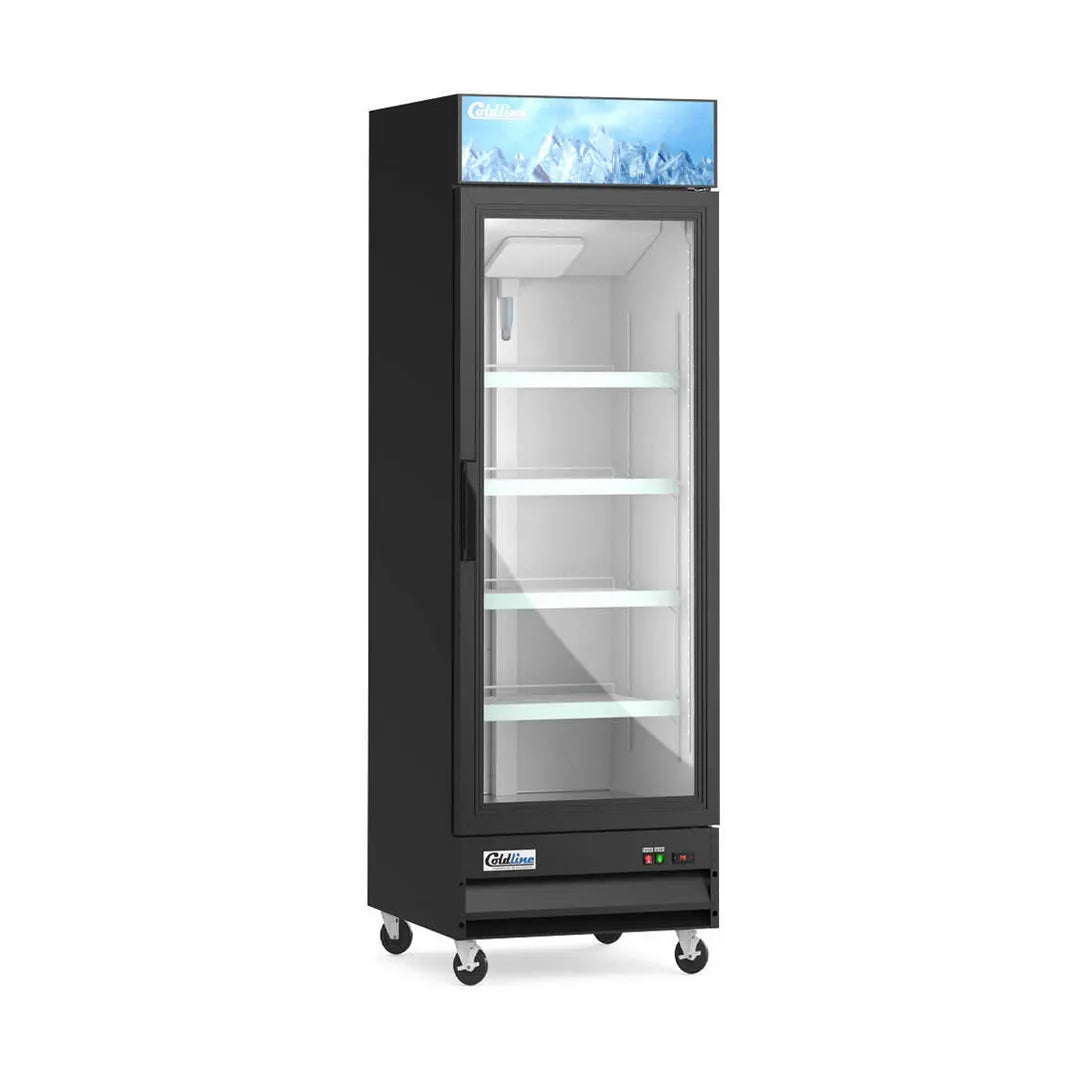 COLDLINE D12-B 13 Cu.Ft. 27-Inch 1 Solid Door Reach-In Freezer -10°F to 0°F