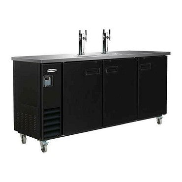 Serv-Ware DD73-2-HC Double-Tap Beer Dispenser 73"